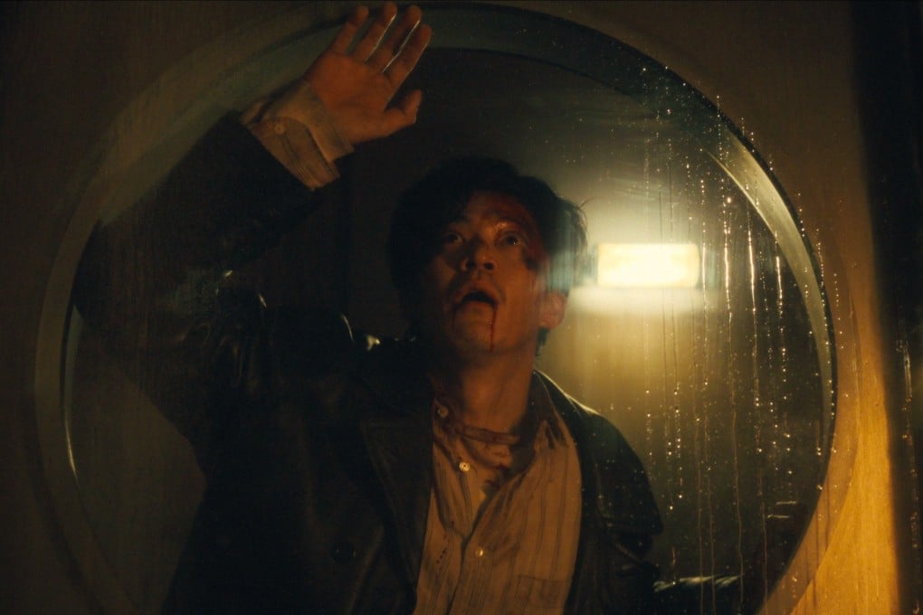 Shun Oguri as police detective Kenji Okamoto in a still from Human Vapor. Photo: Netflix