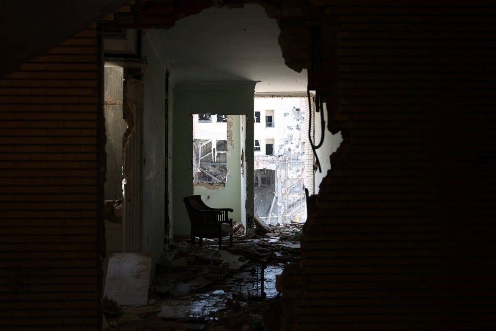 A residential building that was damaged in a US-Israeli strike earlier this year is seen in Tehran, Iran, on June 7. Photo: West Asia News Agency/Reuters