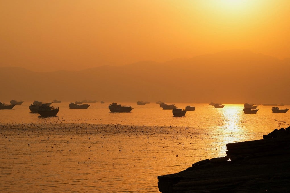 Vessels at the Strait of Hormuz, are seen from Musandam, Oman, on June 16. Photo: Reuters