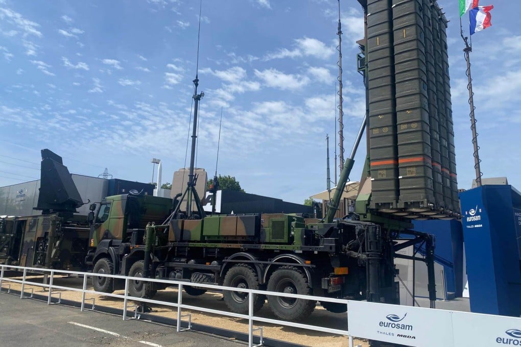 Eurosam’s SAMP/T NG on display at the Eurosatory defence fair in Paris. Photo: Seong Hyeon Choi