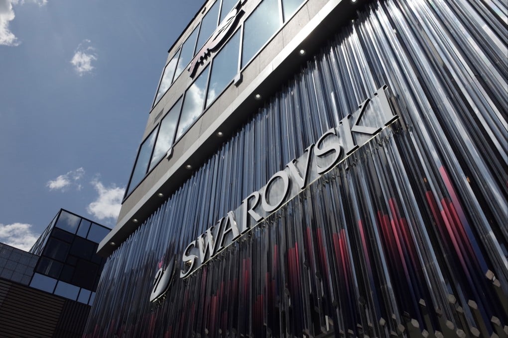 This 2019 file photo shows a Swarovski store in a commercial district in Beijing, at a time when it had 400 stores on the mainland. Photo: EPA-EFE