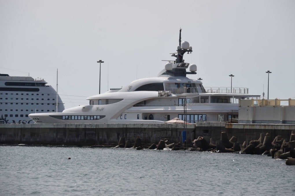 The luxury superyacht Graceful, widely believed to be part of Russian President Vladimir Putin’s personal fleet. File photo: dpa