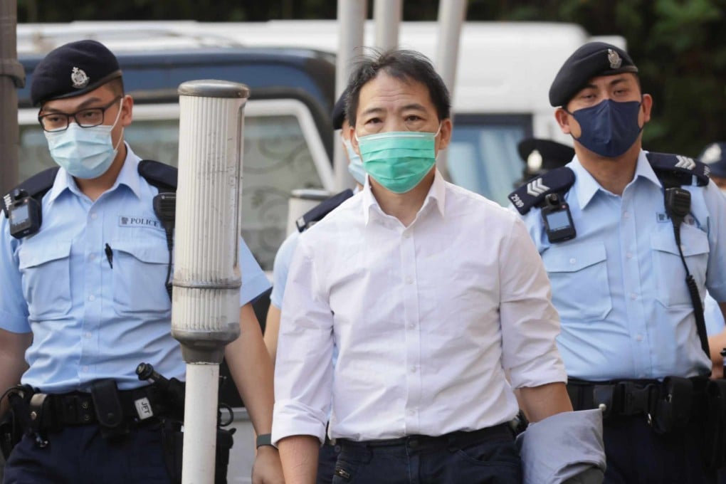Former Democratic Party chairman Wu Chi-wai was briefly released on bail so he could attend his father’s funeral in 2021. Photo: May Tse