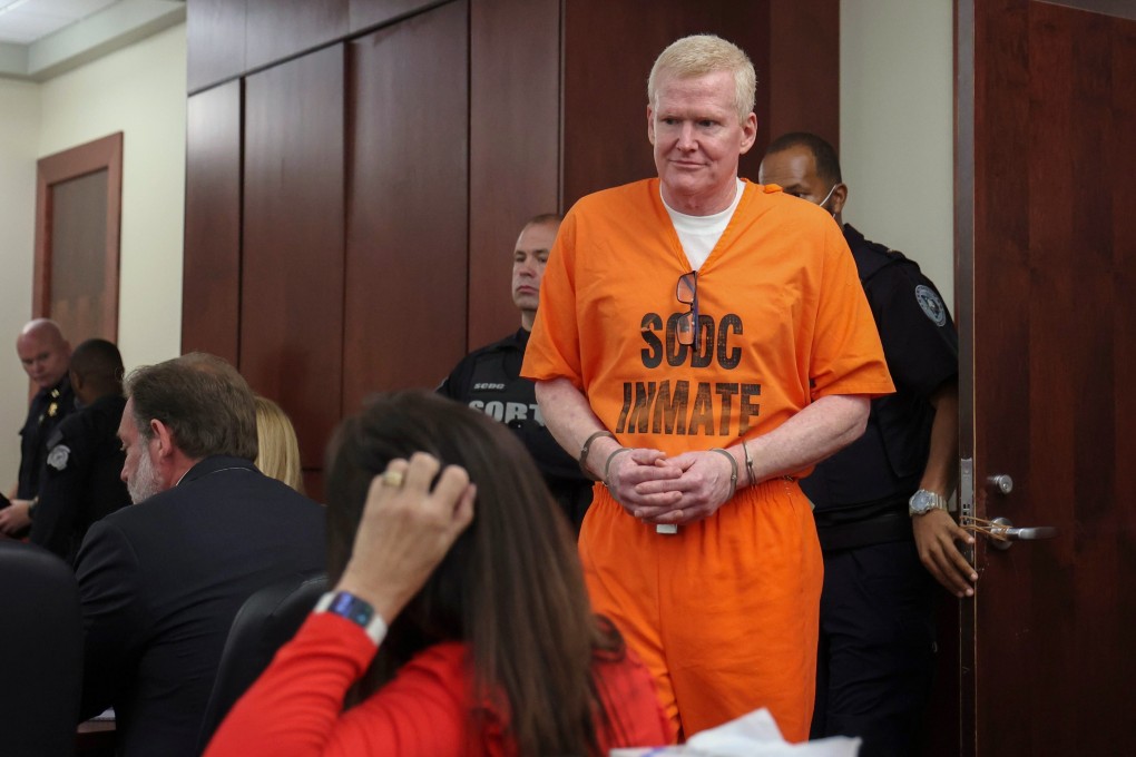Alex Murdaugh arrives in court in Lexington, South Carolina on Monday. Photo: The State via AP