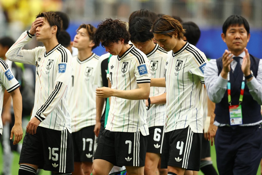 Japan were knocked out in the last 32 and have now failed to win a World Cup knockout game in five attempts. Photo: Reuters