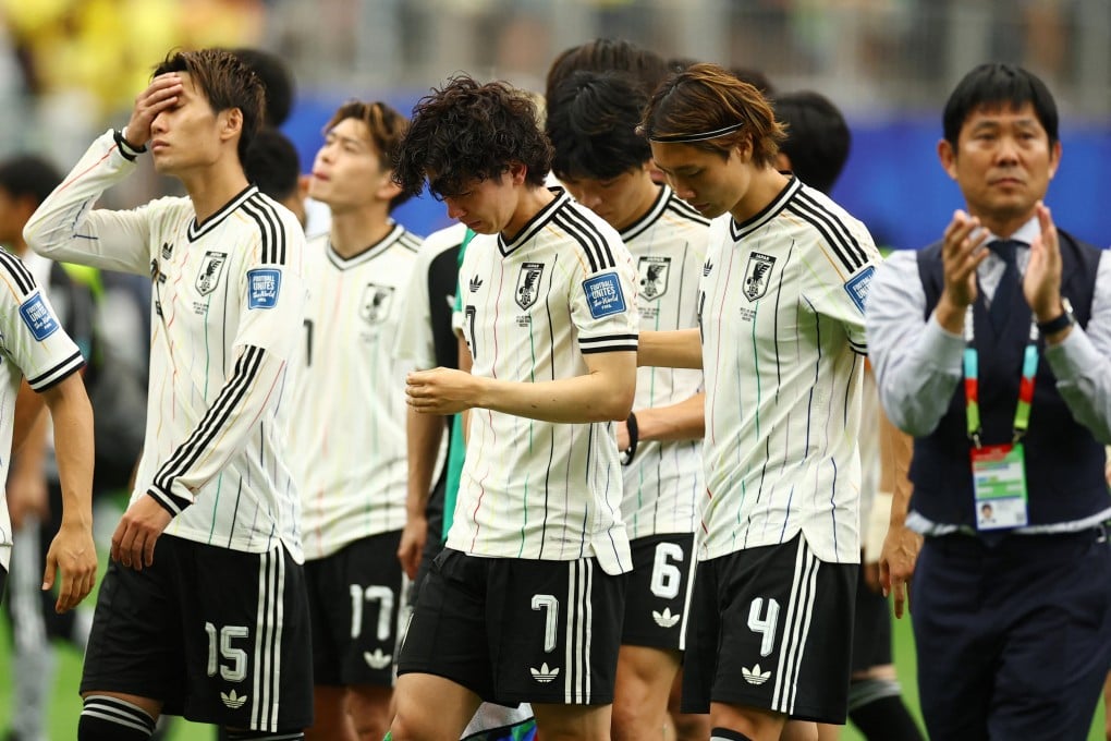 Japan were knocked out in the last 32 and have now failed to win a World Cup knockout game in five attempts. Photo: Reuters