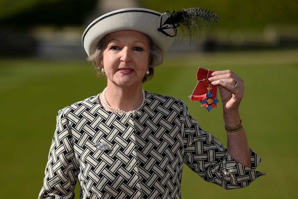 Penelope Keith after she was made a Dame Commander for services to the arts and to charity, during an Investiture ceremony at Windsor Castle, England in 2014. Photo: PA via AP