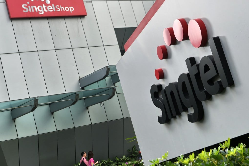 The headquarters of Singapore Telecommunications (Singtel) in Singapore. Photo: AFP