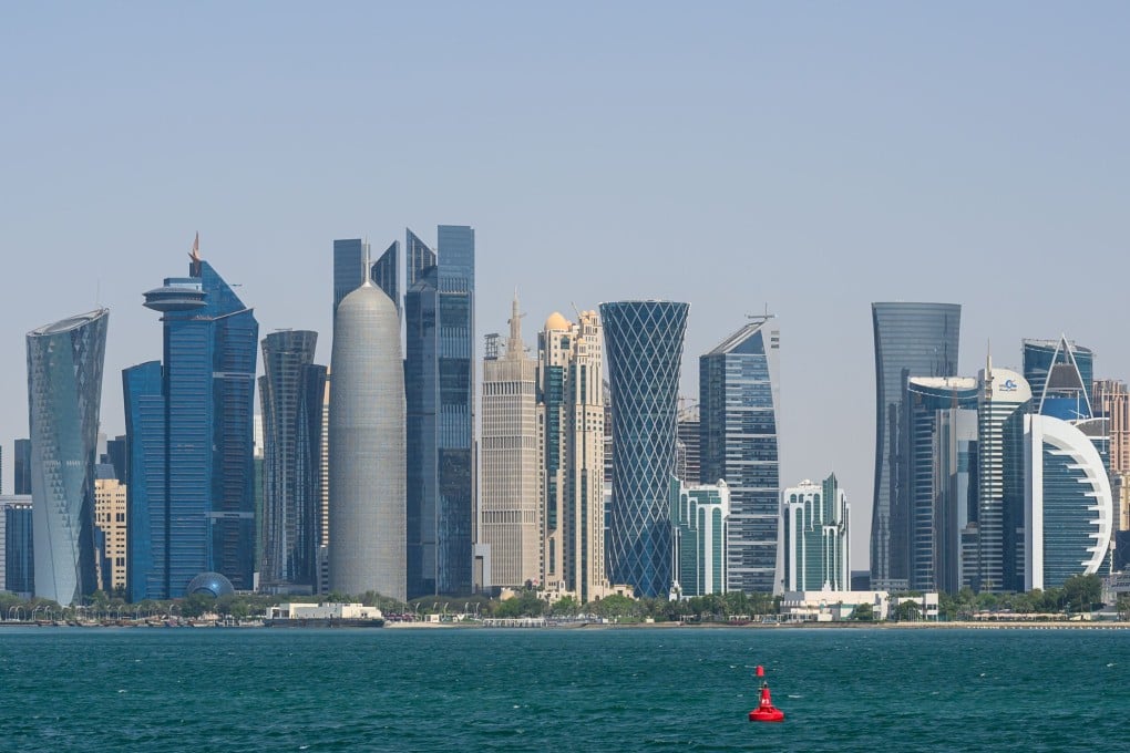 The West Bay district in Doha, Qatar, on Tuesday. Photo: Xinhua