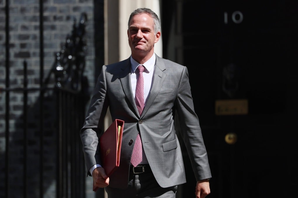 Britain’s Trade Secretary Peter Kyle outside 10 Downing Street in London. Photo: EPA