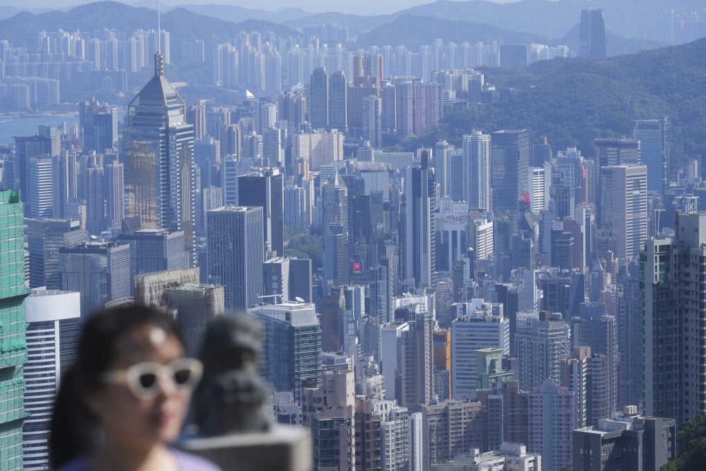 Hong Kong skyline with business area taken at the Peak. Agents have predicted Hong Kong’s luxury property market will stay resilient throughout 2026 but prices could remain mild. Photo: Sam Tsang