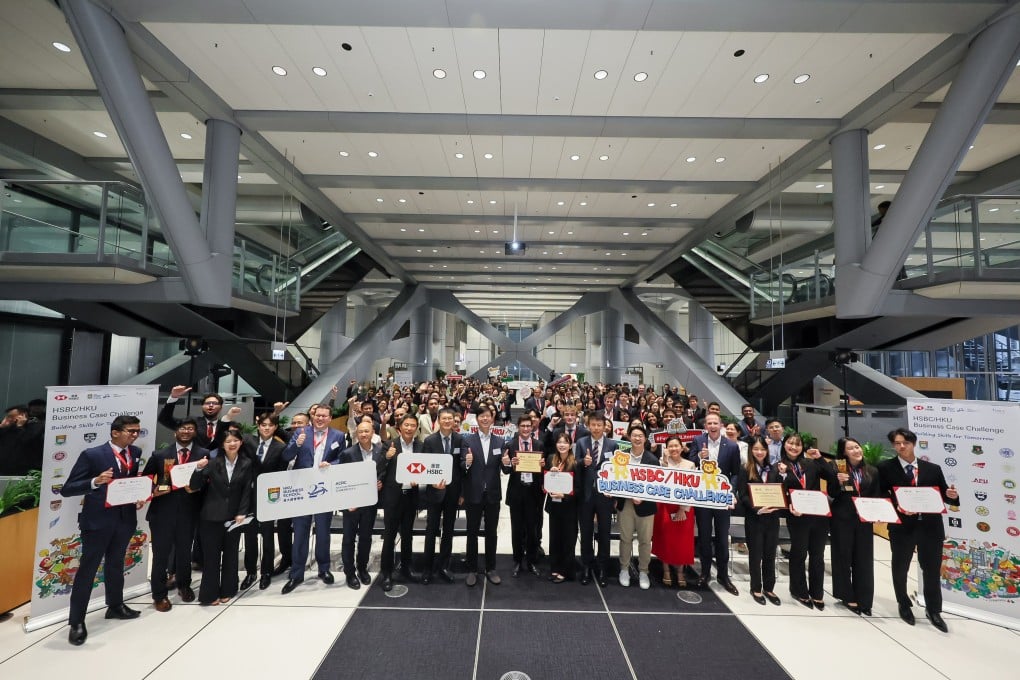 The Global Finals of the HSBC/HKU Business Case Challenge 2026 in Hong Kong saw 24 teams from universities around the world take part in five days of group analytical work, debates and live presentations. Photo: HSBC