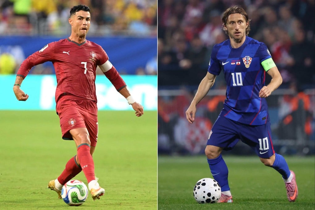 Portugal’s Cristiano Ronaldo (left) and Croatia’s Luka Modric are likely to meet for the last time at the World Cup when their countries contest a round-of-32 match in Toronto on Thursday. Photo: AFP