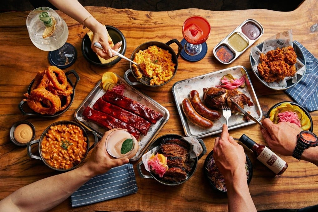This weekend, Smoke & Barrel offers an all-day smoked meat buffet featuring unlimited Texas-style barbecue, smoked Wagyu brisket, pork belly, baby back ribs, Wagyu picanha, classic sides and desserts. Photo: Smoke & Barrel Hong Kong