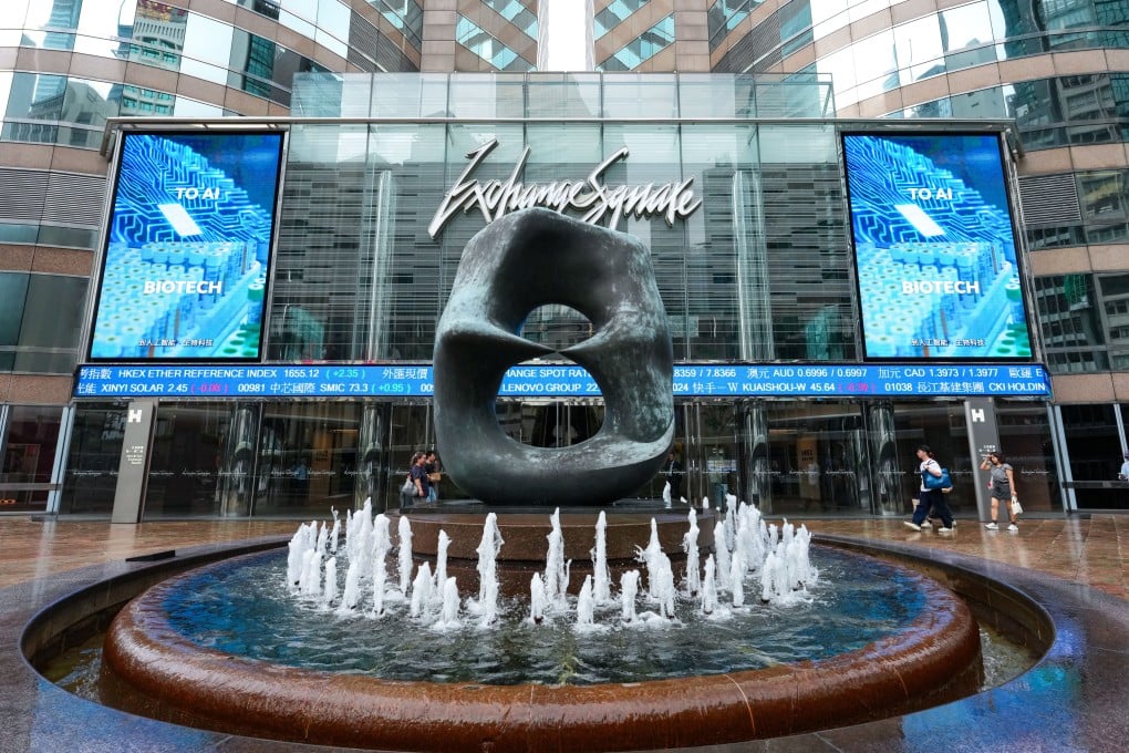 Data from bourse operator Hong Kong Exchanges and Clearing, based in Exchange Square in Central, shows more than 430 companies waiting for IPOs. Photo: Jelly Tse
