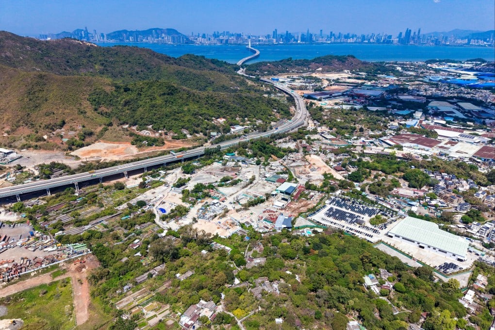 The Hung Shui Kiu/Ha Tsuen New Development Area near the border with Shenzhen is one of Hong Kong’s largest new property developments. Photo: Eugene Lee