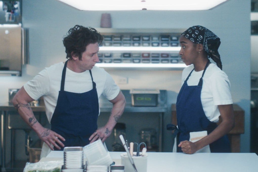 Jeremy Allen White (left) and Ayo Edebiri in a still from The Bear. Photo: TNS