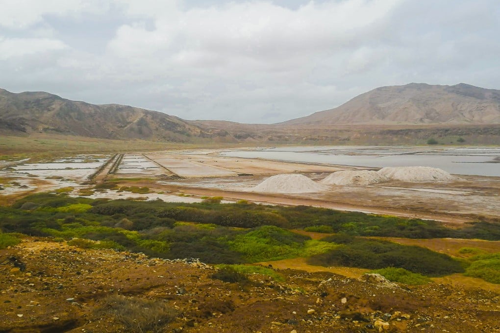 The historic salinas, or salt flats, of Pedra de Lume, Cabo Verde. Photo: Troy Nahumko