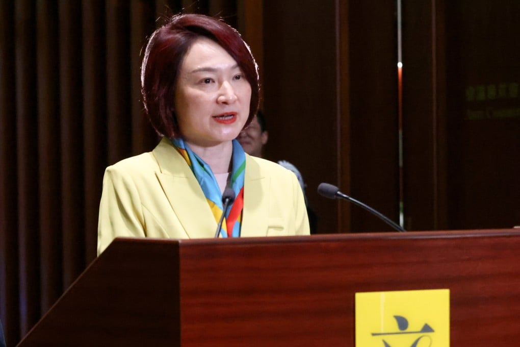 Legislative Council president Starry Lee says William Wong’s case has sparked intense discussion in society as she reminded members of the high expectations the public has of them. Photo: Dickson Lee