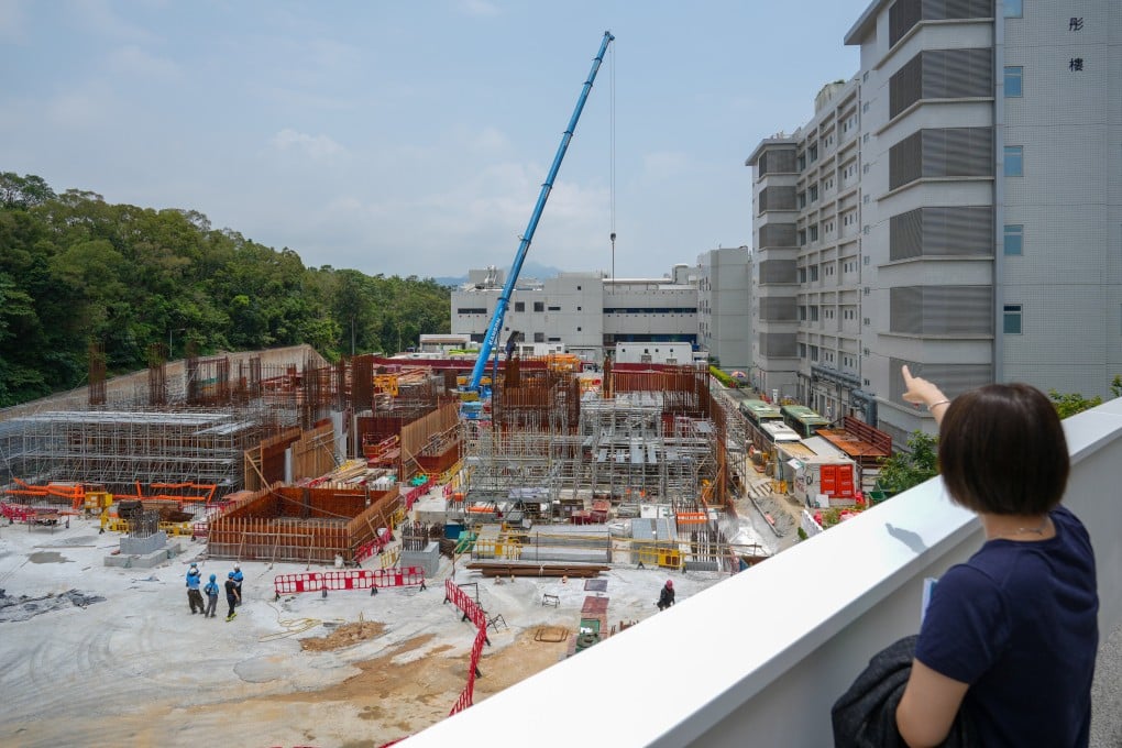 Construction of the medical school is under way at the Hong Kong University of Science and Technology campus in Clear Water Bay. Photo: May Tse