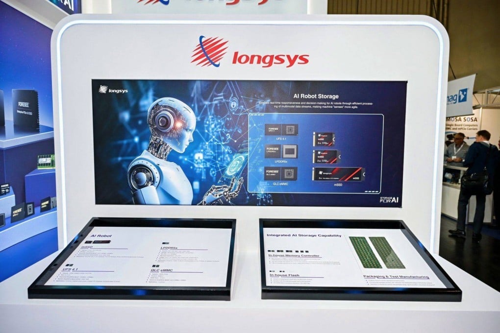 Longsys says net profit for the six months ended June 30 could jump more than 600-fold, as strong demand and tight global wafer supply is lifting China’s downstream memory sector. Photo: Handout