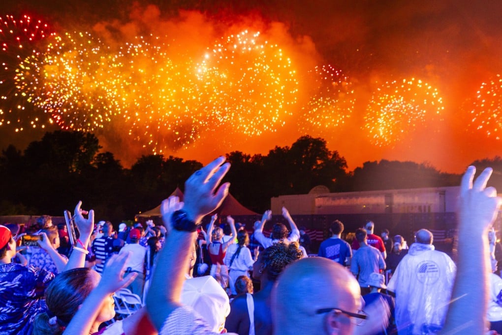 Fireworks go off during the Salute to America 250 celebration at the National Mall in Washington, July 5, 2026. Photo: EPA