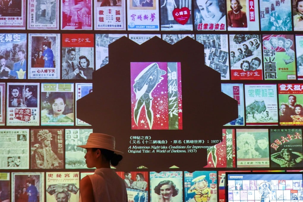 A patron visits the “Hong Kong Film Archive Stories: Treasure Hunting for 25 Years” exhibition at the Hong Kong Heritage Museum. Photo: Karma Lo