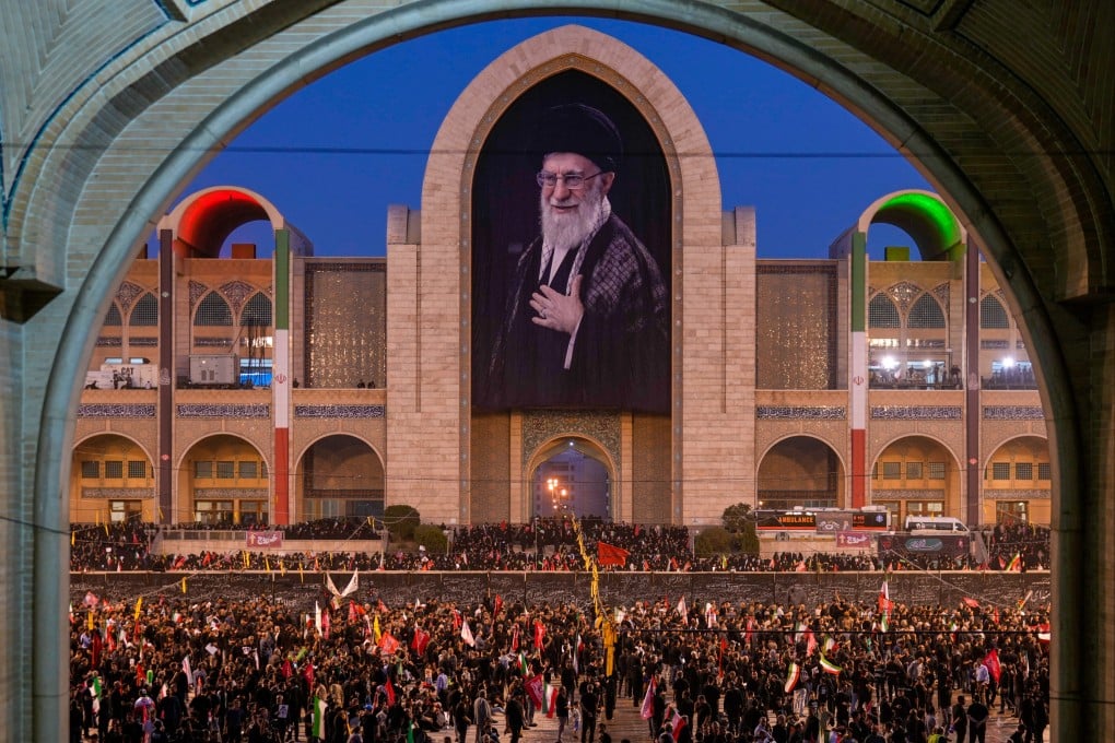 The late Iranian supreme leader Ayatollah Ali Khamenei’s six-day funeral began on Friday. Photo: AP