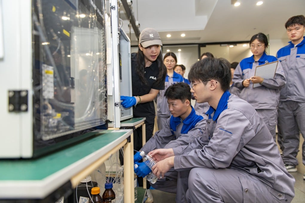 As more Chinese university graduates turn to vocational schools to improve their job prospects, some say their experience has not provided a straight path to a desired job. Photo: VCG via Getty Images