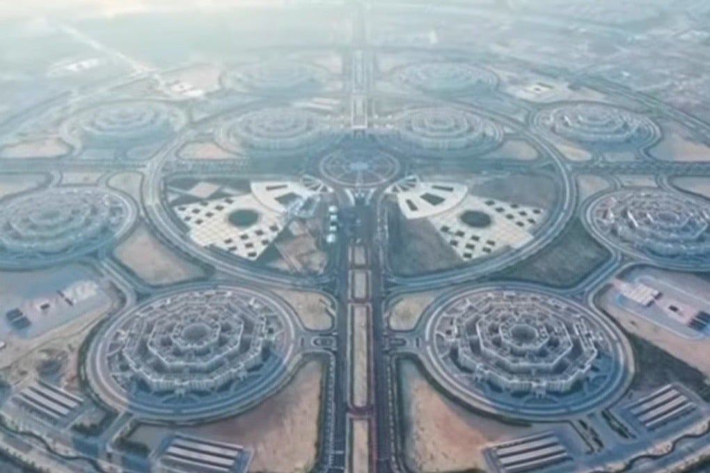 The Octagon consists of eight buildings each with an eight-sided floor plan. Photo: Ministry of Defence of Egypt via YouTube
