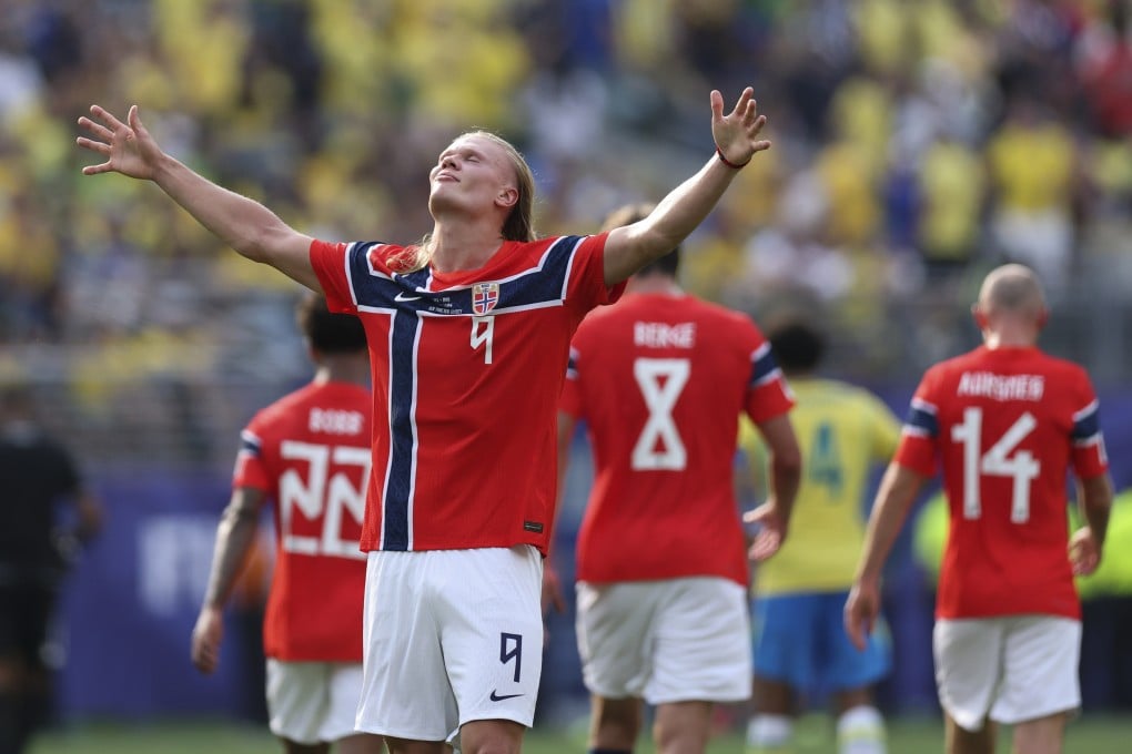 Erling Haaland helping Norway advance to their first World Cup quarter-finals means he might not make the trip to Hong Kong in August with Manchester City. Photo: Xinhua