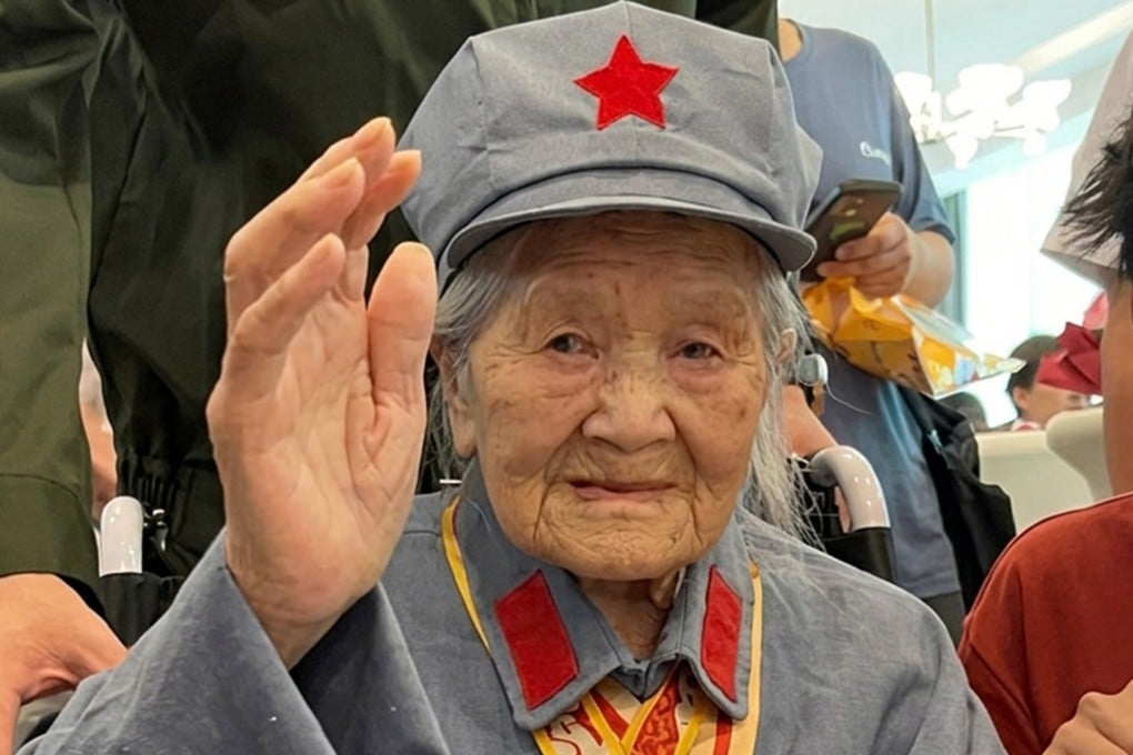 Wang Quanying, China’s last surviving female Red Army veteran, celebrates her milestone birthday, inspiring millions online. Photo: QQ.com