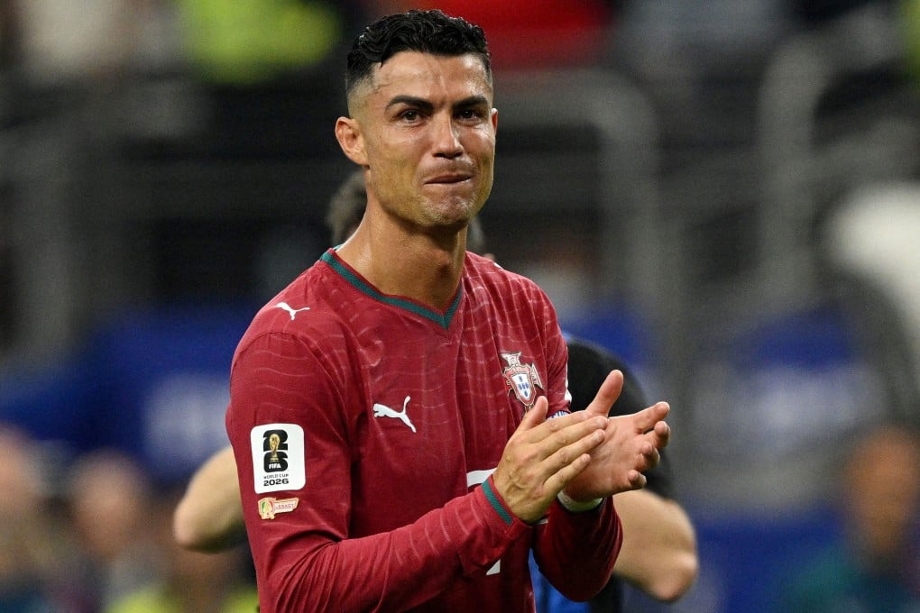 Cristiano Ronaldo could not hold back his emotions after Portugal’s defeat. Photo: Reuters