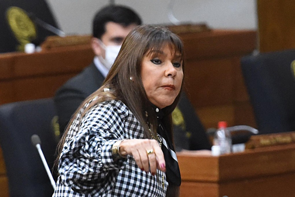 Paraguayan senator was condemned as "despicable" and "unworthy of her office" by French captain Kylian Mbappe. Photo: AFP