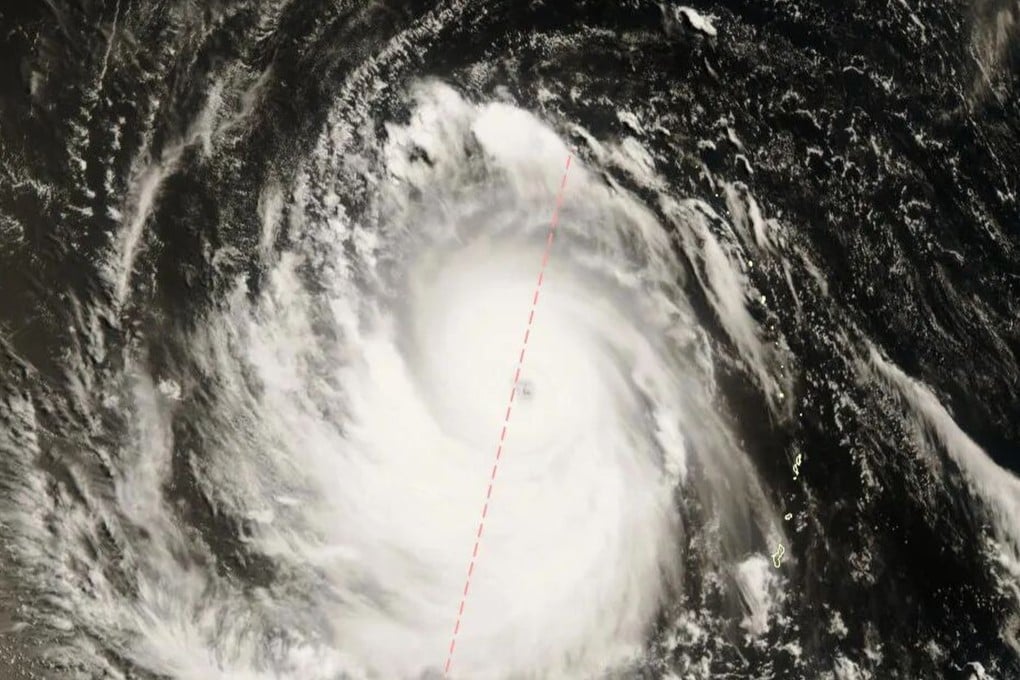 Bavi is expected to maintain super typhoon intensity over the next few days as it heads towards the Chinese coast. Photo: Handout