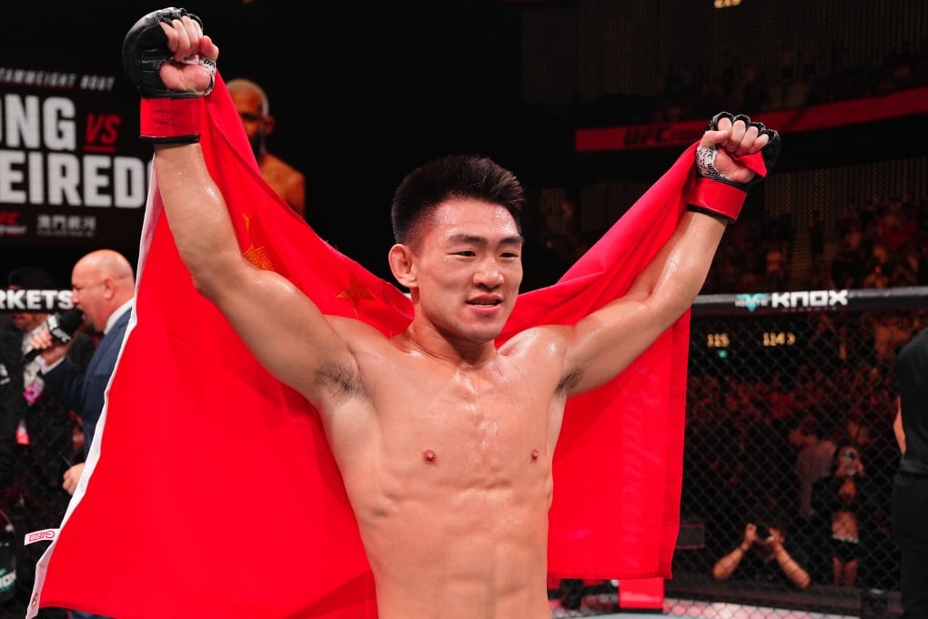 China's Song Yadong beat Deiveson Figueiredo of Brazil in a bantamweight fight at UFC Fight Night Macau in May. Photo: Zuffa LLC