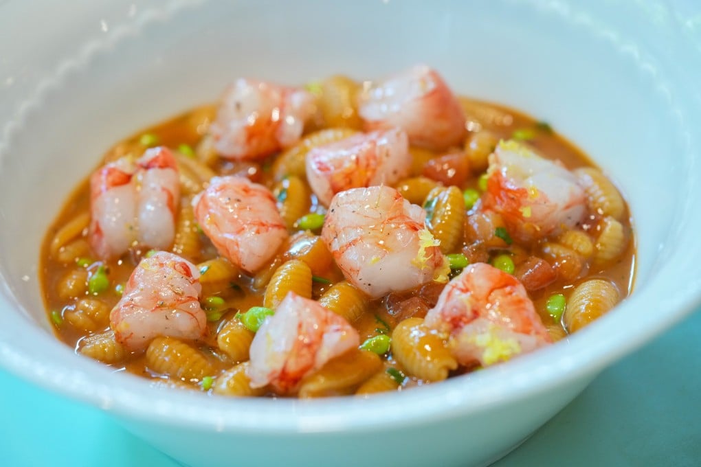 Gnocchetti with Sicilian red prawns at Ninetta, a new restaurant in Central, Hong Kong, opened by three Italian hospitality veterans. Photo: May Tse