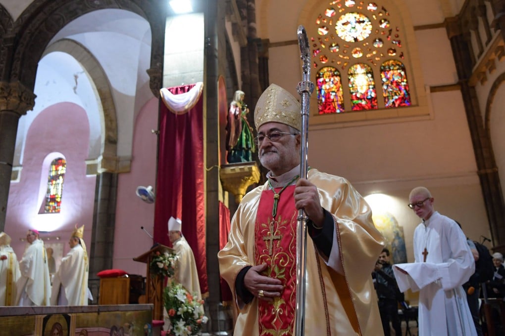 Cristobal Lopez Romero at the Cathedral of Tunis in Tunisia in 2020. The archbishop of Rabat said he was stepping back from his duties on Tuesday amid claims of sexual assault. Photo: AFP