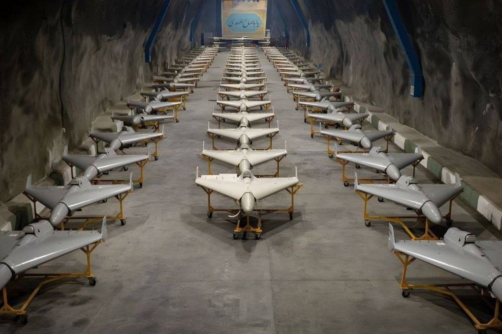 Shahed unmanned combat aerial vehicles are made by Iran's Shahed Aviation Industries. Photo: handout