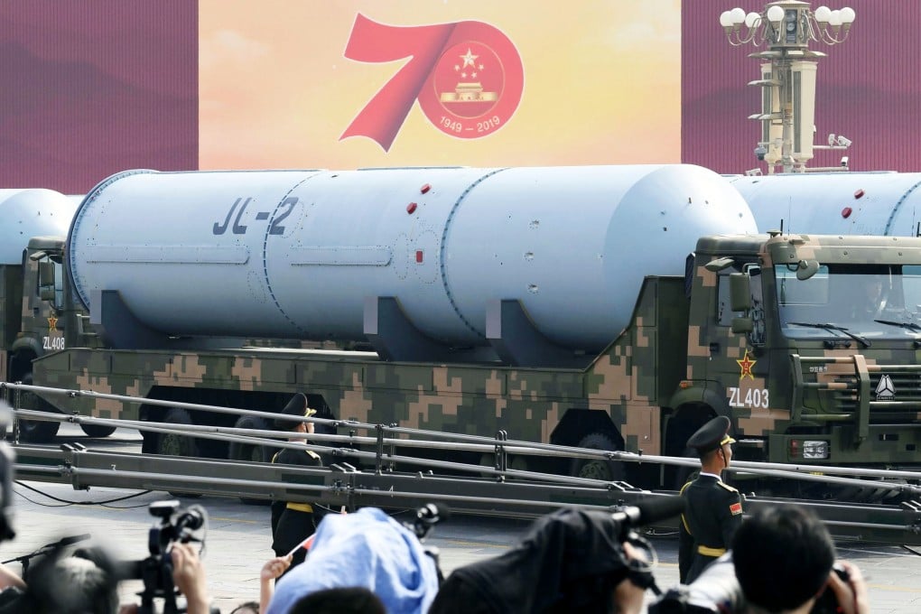 Beijing has not confirmed the type of missile used in the test but a senior Taiwanese security official says it was a JL-2. Photo: Kyodo