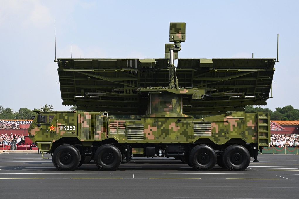 China displays a high-power microwave weapon system during the Victory Day parade in Beijing on September 3, 2025. Photo: Xinhua