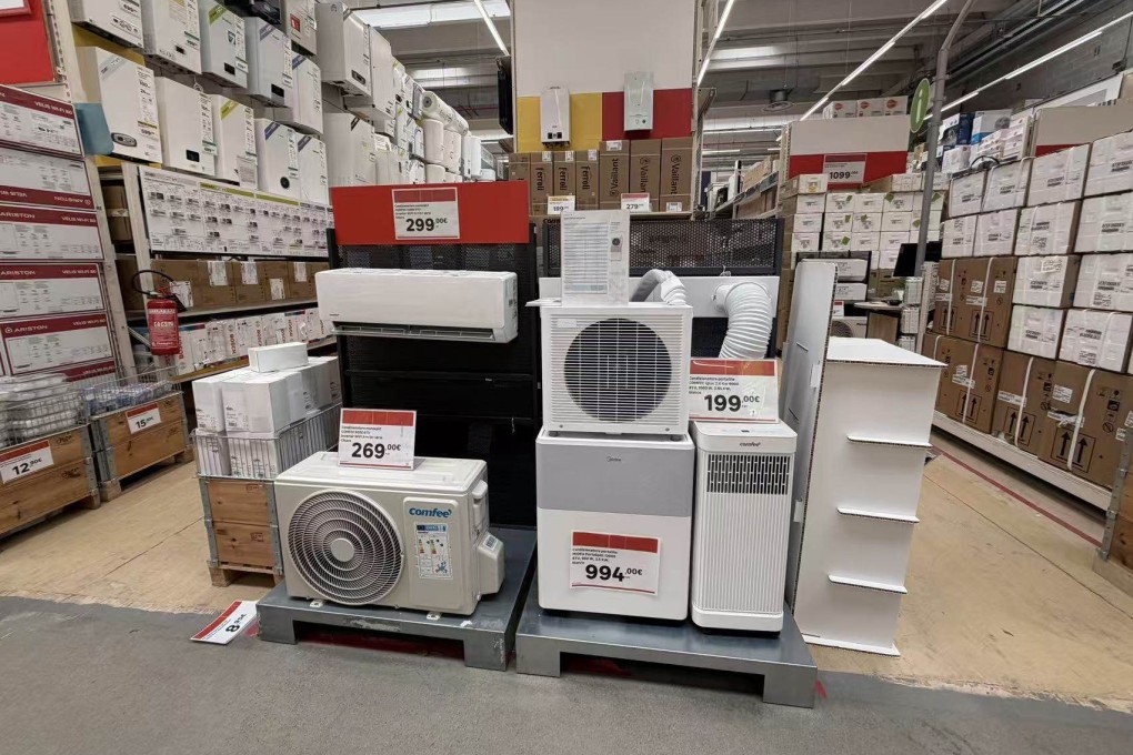 Demand is surging in Europe for Chinese air conditioners, even as Brussels tightens its trade policy towards Beijing. Photo: Xinhua