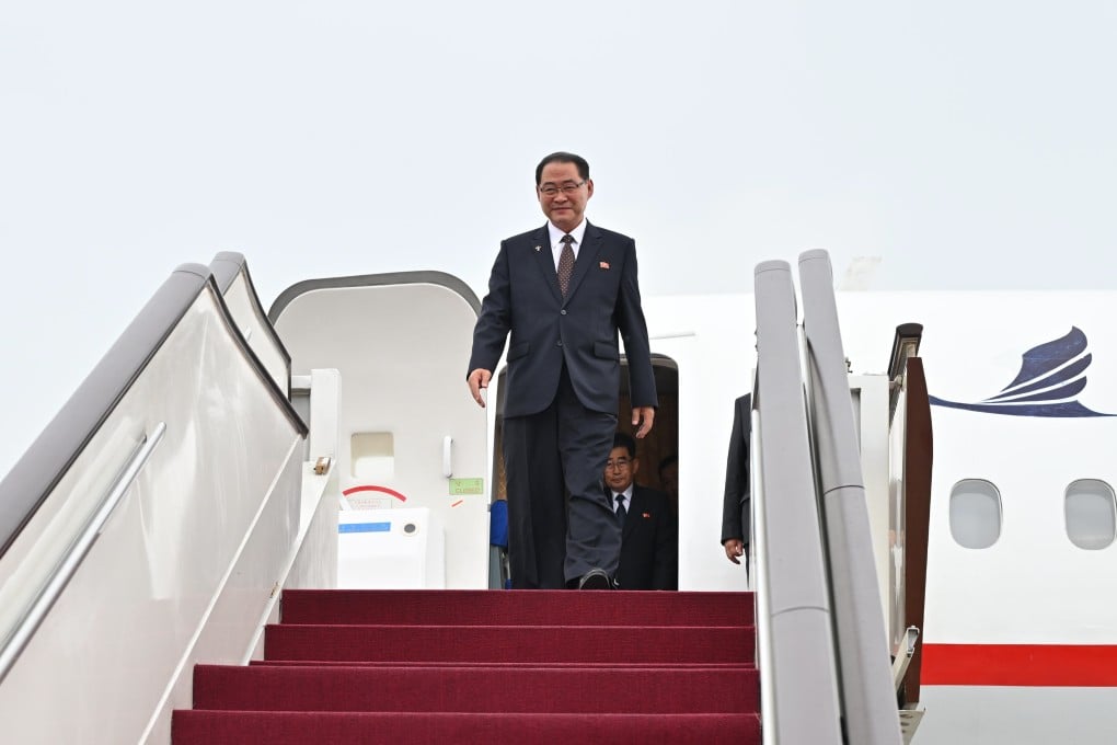 North Korea Premier Pak Thae-song arrives in Beijing on Friday. Photo: Xinhua