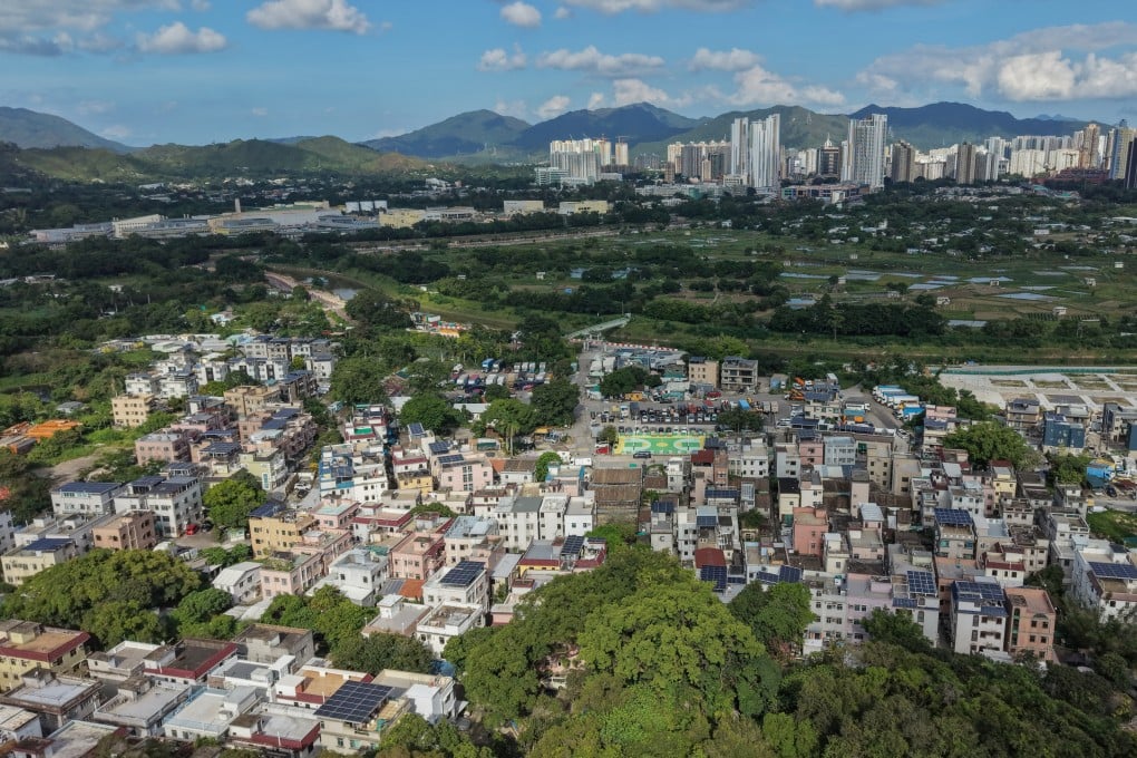 An aerial view of Ho Sheung Heung in the northern New Territories, seen on June 21. Photo: Karma Lo