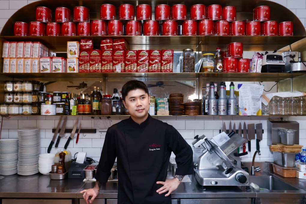 Chef Kwon Sung-jun, champion of Netflix’s Culinary Class Wars season one, at Pici in Central, Hong Kong. He talks about Hong Kong, being shy and why “every chef works and dies in the kitchen”. Photo: Jonathan Wong