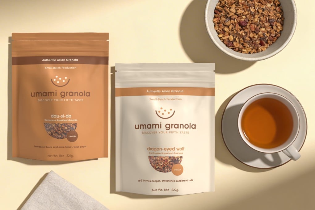 Umami Granola is a granola brand anchored in two signature blends that map neatly onto the dual character of Cantonese cuisine: one savoury, one sweet. Photo: Cindy Lam