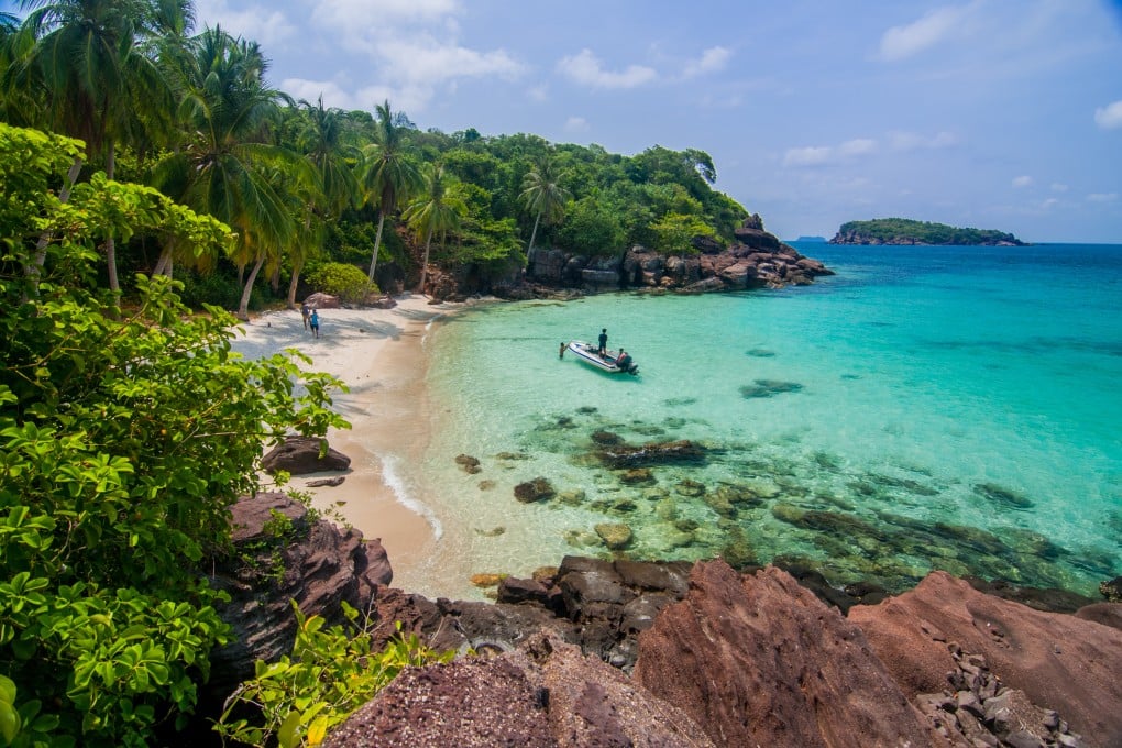 The coast and clear waters of Phu Quoc island, southern Vietnam. 15 Indian tourists drowned off the coast of Vietnam’s largest island on Saturday, after their boat capsized. Photo: Shutterstock