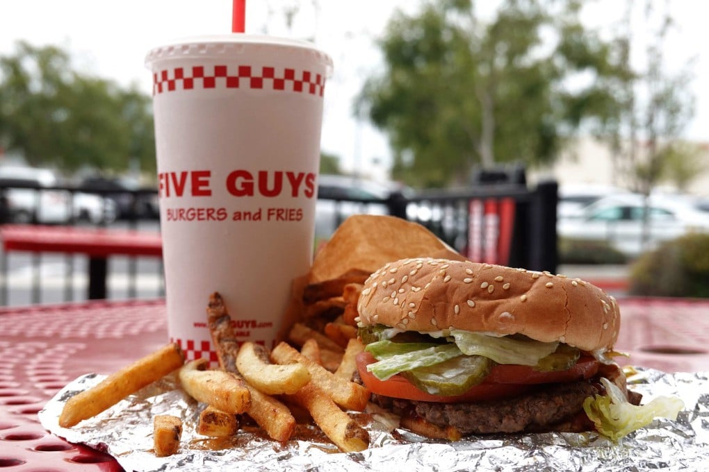 Five Guys targets quality-focused diners in first-tier cities. Photo: Getty Images via AFP