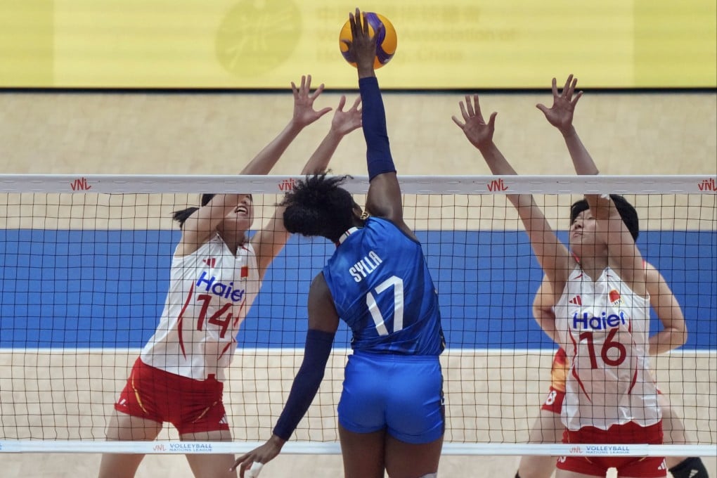 China pushed Italy all the way in their Nations League encounter at Kai Tak Arena. Photo: Karma Lo