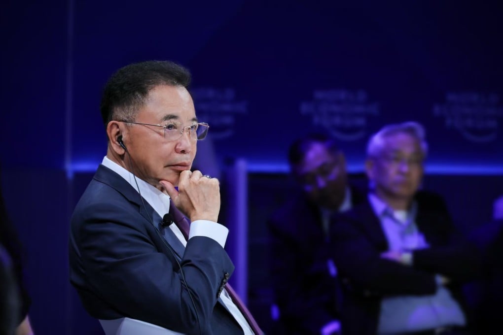 Li Dongsheng, founder and chairman of TCL, discusses the concept of a “Screen Universe” at the World Economic Forum’s 17th Annual Meeting of the New Champions in China last month.